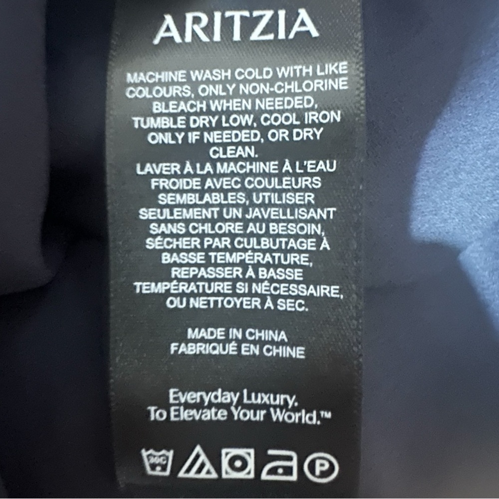 Aritzia Wilfred Lola Crepe Satin Mockneck Mini Dress Size 4 - Picture 14 of 15